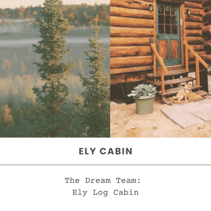 The Dream Team: Ely Log Cabin