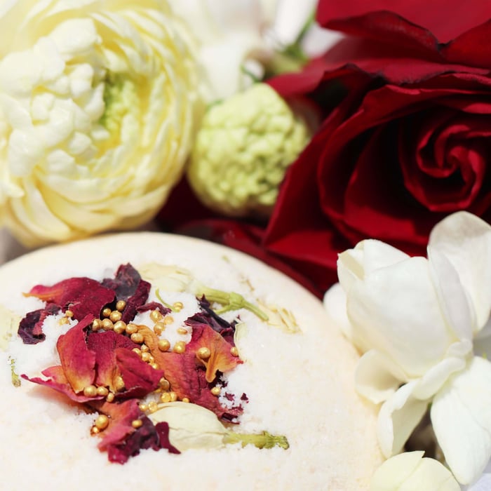 Silk Bath Bombs for soft radiant skin