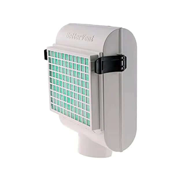 Side view of Better Vent Indoor Dryer Vent 