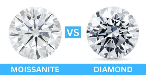 Moissanite VS Diamond Comparison Chart