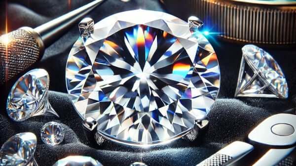 An image showcasing the beauty of moissanite stones
