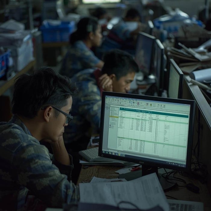 คำอธิบาย: A group of people working on computersAI-generated content may be incorrect.