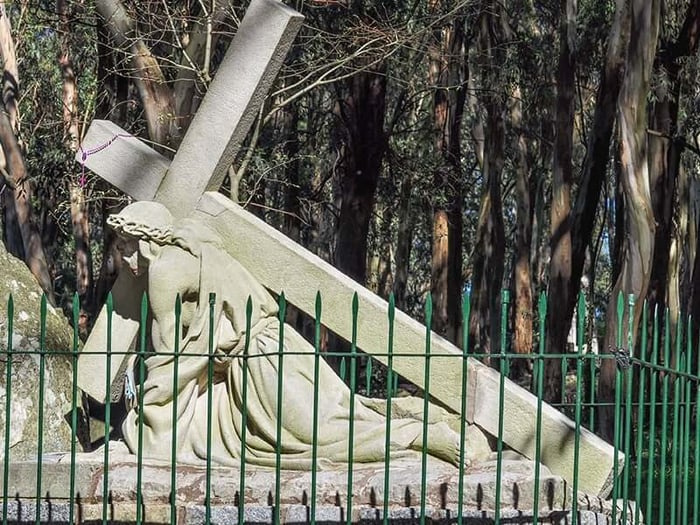 Via Crucis, in Tandil, Buenos Aires province.
