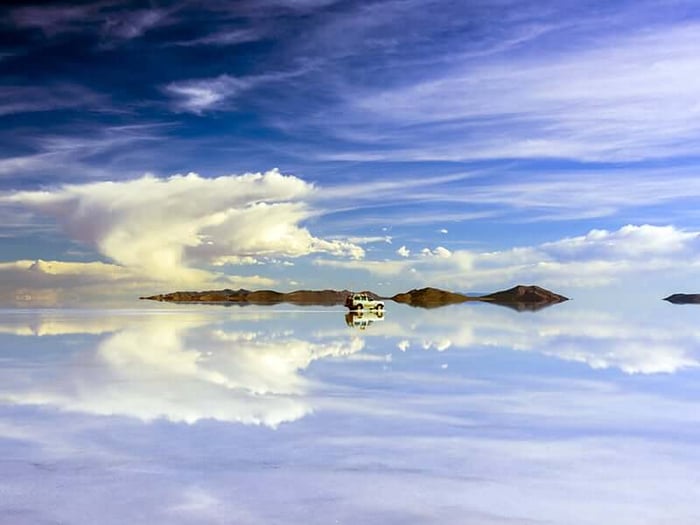 Jeep in Uyuni