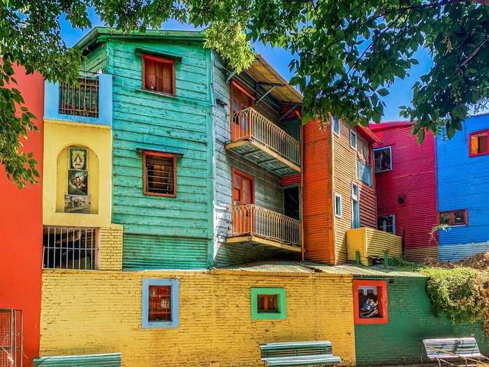Colourful houses of La Boca, Buenos Aires