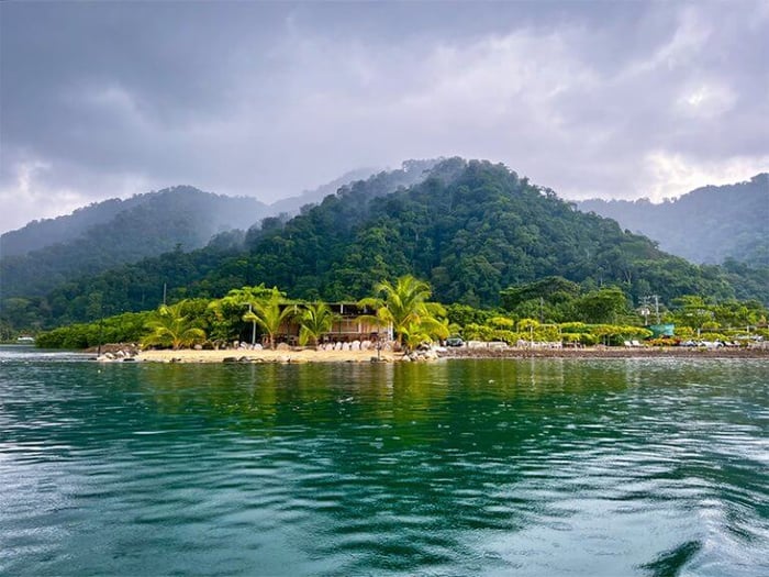 Misty skies over Golfito