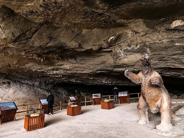 The Mylodon cave near Puerto Natales