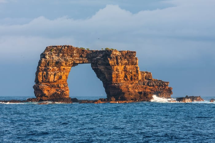 Darwin's arch in the Galapagos ISlands
