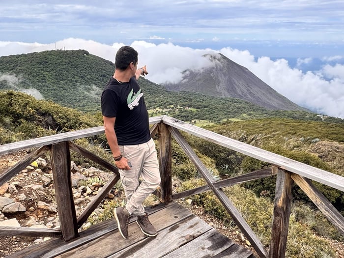 Alex at Santa Ana Volcano
