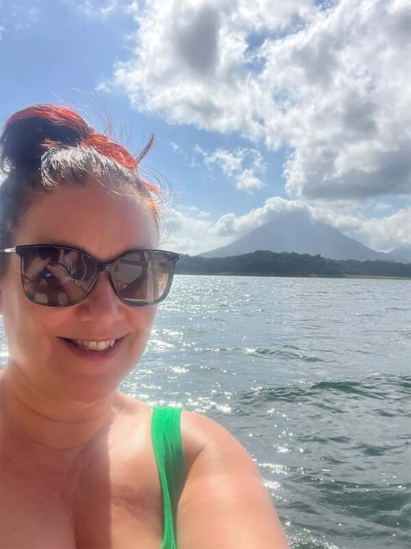 Gaynor on Lake Arenal