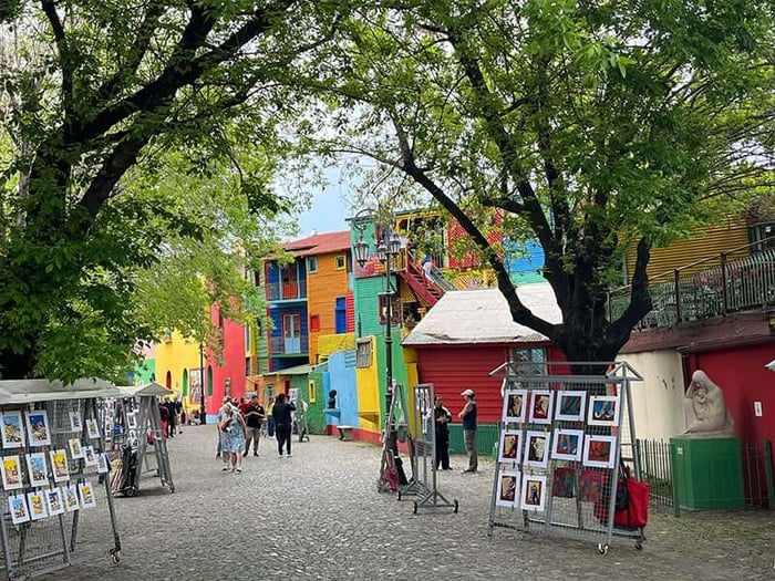 La Boca is a must-visit in Buenos Aires with its colourful houses and street artists along the Caminito