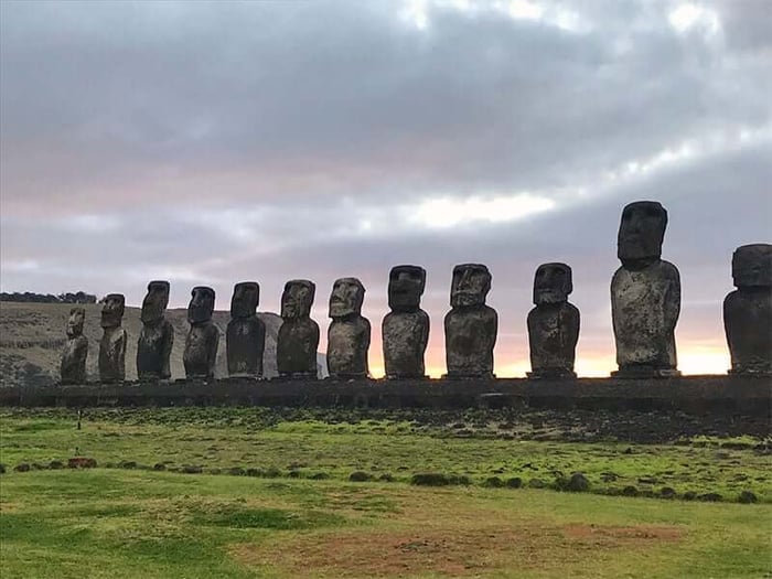 Easter Island’s Moai statues captured by Gaynor