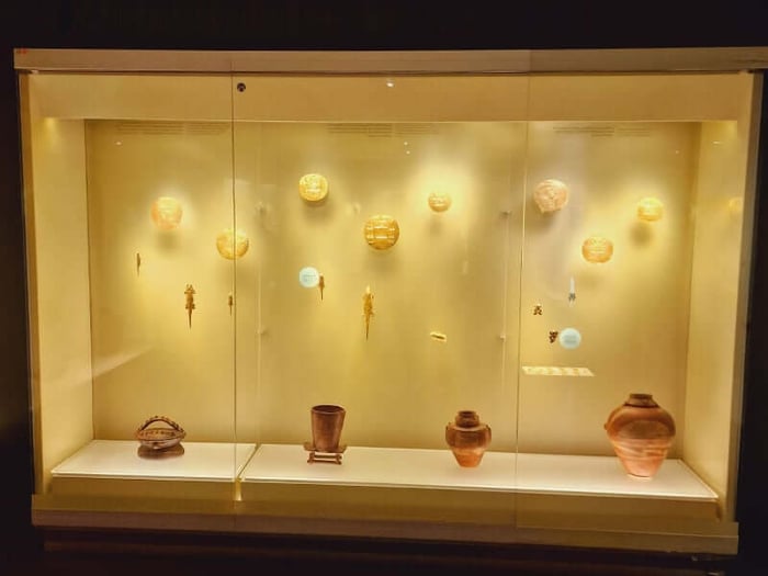 Gold artefacts used by indigenous people in rituals are exhibited in the Gold Museum in Bogotá