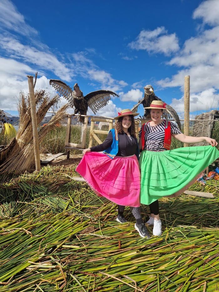 Dressing to impress in Uros