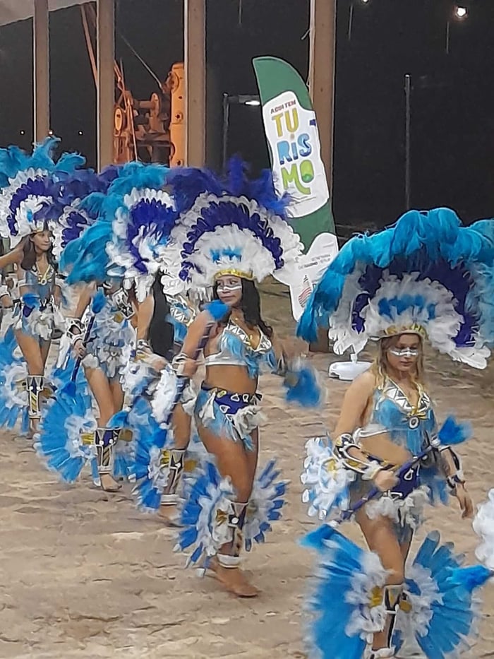 Hannah captures some well-dressed dancers for Sao Luis Carnival