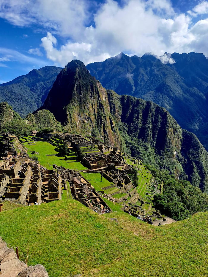 Tom's view of the iconic Machu Picchu