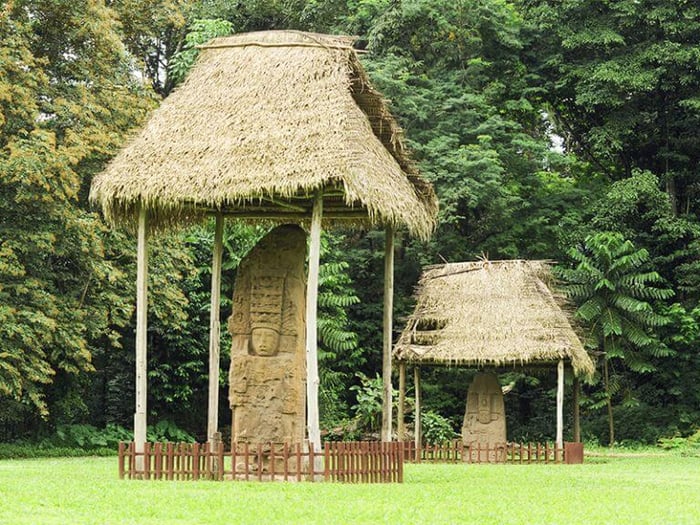 Views of the Stela in Quirigua