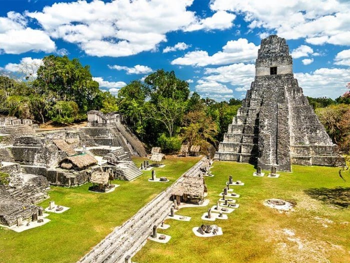 Views of Tikal from a height