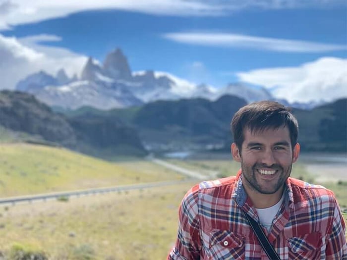 Gabriel at Torres del Paine