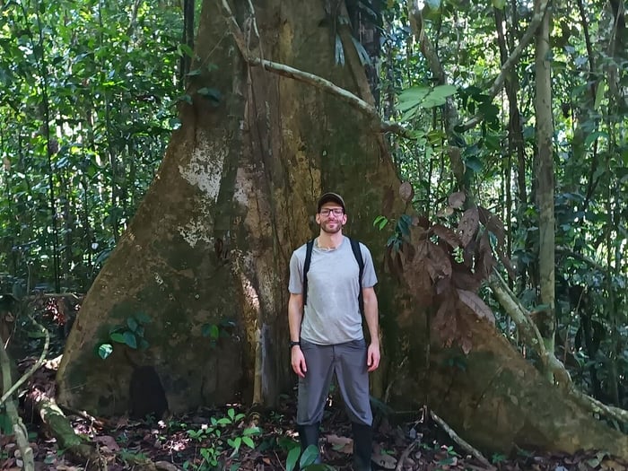 Alex in the jungle