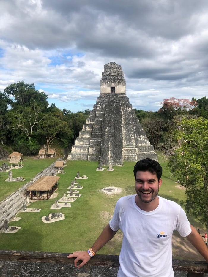Alex at Tikal