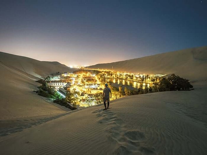 Ica – Huacachina at sunset