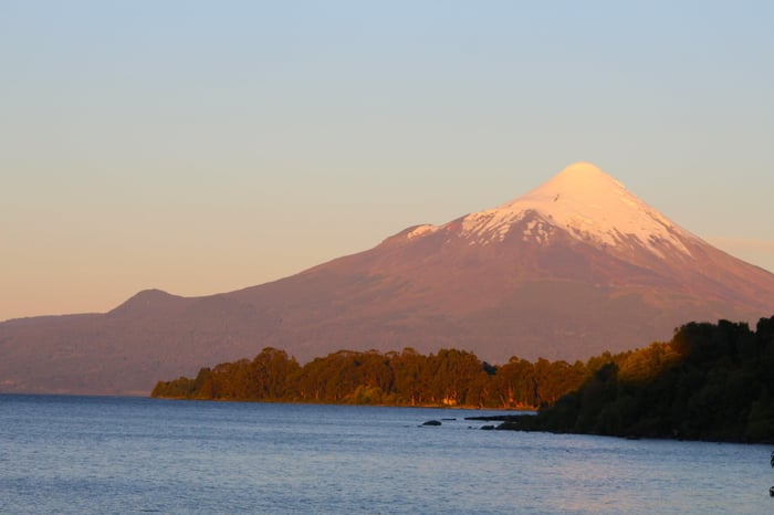 The Chilean Lake District Andean Peaks