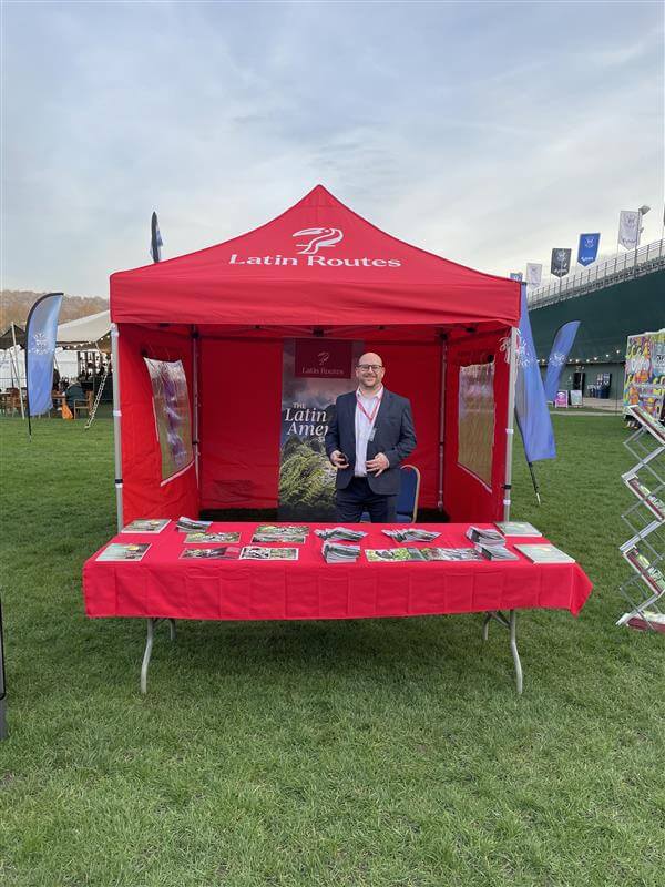 All set up at Bath Rugby to talk to the fans