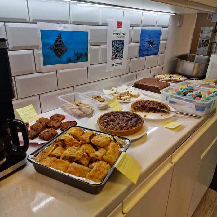 Latin Routes supports Galápagos Conservation Trust Save the Manta Rays project Bake sale