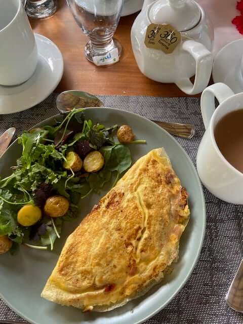 Food at Pacuare Lodge