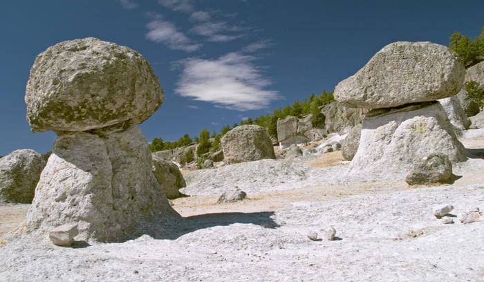 mushroom valley in creel, copper canyon, mexico