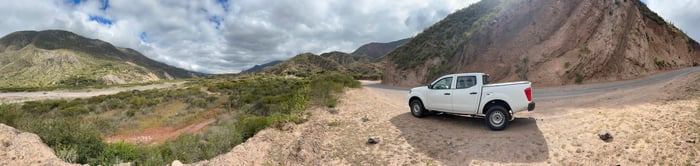 Scenic parking spot