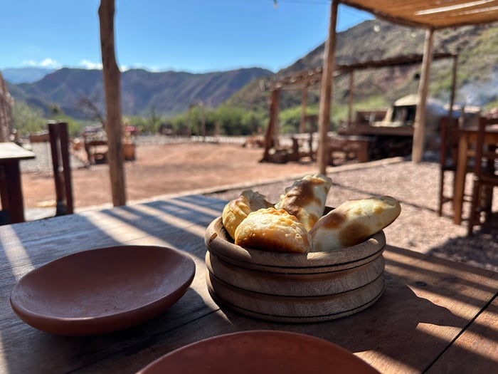 Roadside lunch stop