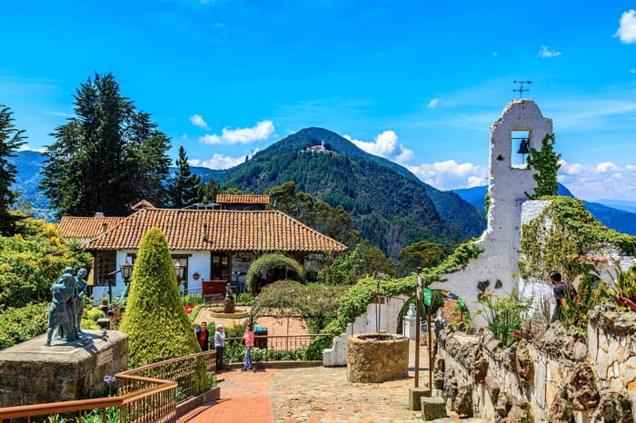 Mountain view in Bogota