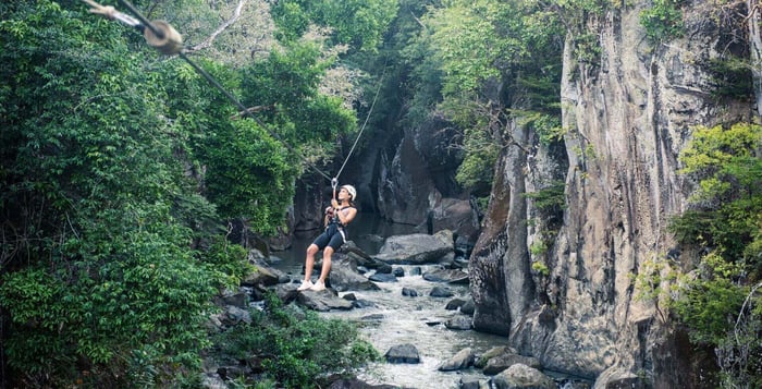 Ziplining in Costa Rica