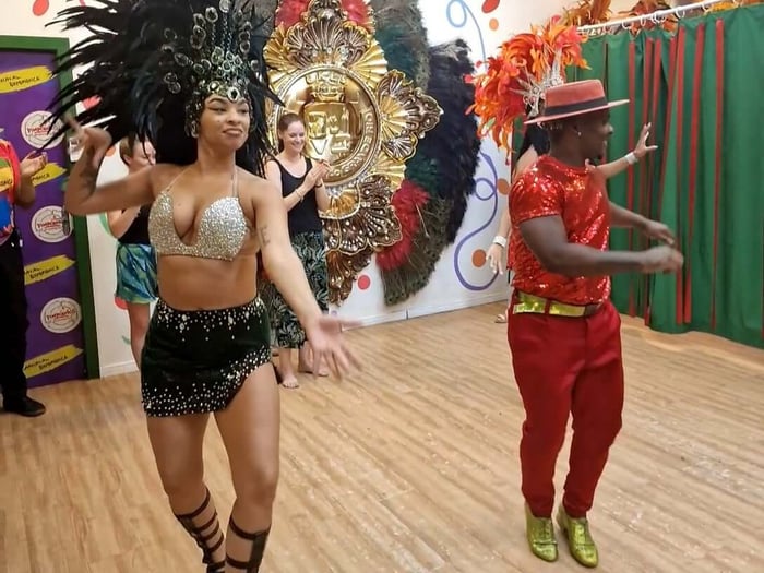 Samba Lessons for the Latin Routes team