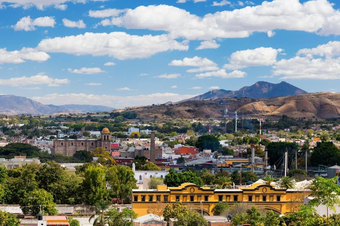 The historic town of Tequila, Mexico