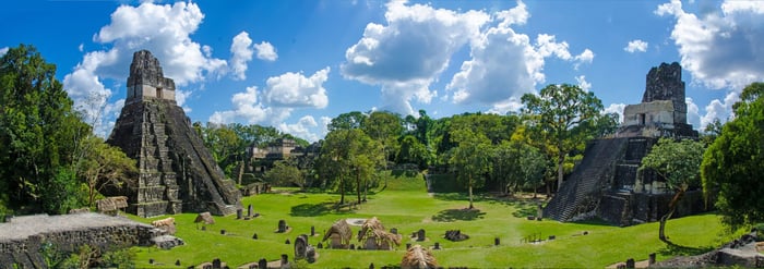 The Petén Jungle And Tikal At Dawn
