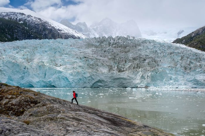 Exploring the glaciers