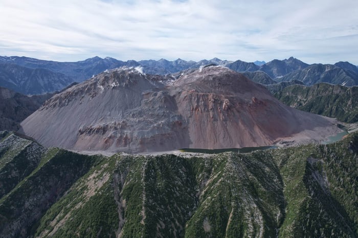 Chaitén Volcano along the Carretera Austral in Chilean Patagonia