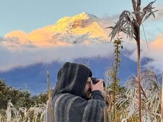 Alex at Cotopaxi