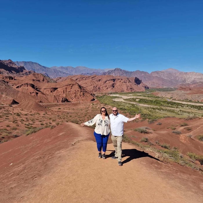 Sarah and Martin in Argentina