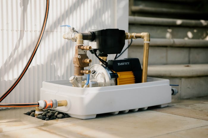 Internal view of max smart pump system