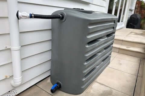 final instalation of the 600L slimline tank 