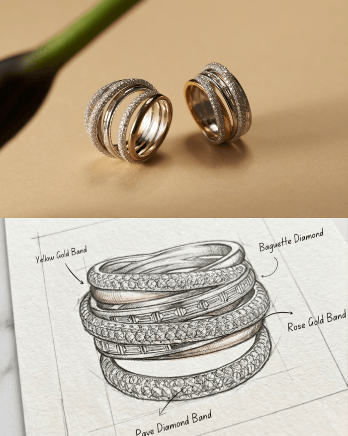 prana collection vuoi fine jewellery craft birthstone jewellery collection energy  emerald, sapphires rings