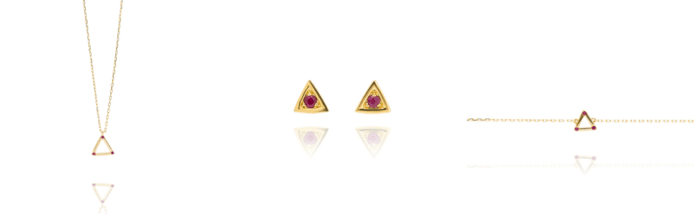 ruby pendant, ruby earrings, ruby anklets