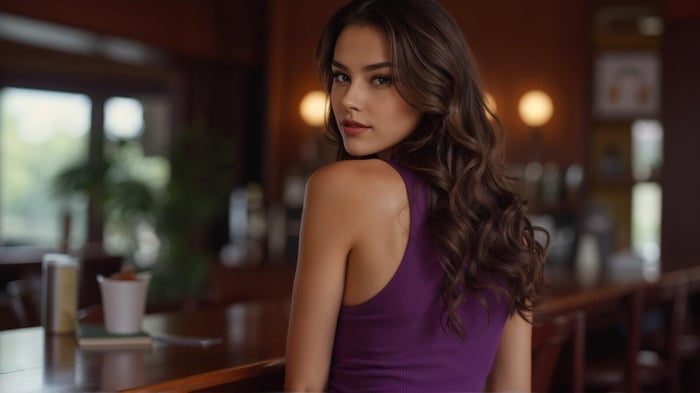 Crop Top Purple Outfits: Power Dressing with Colour