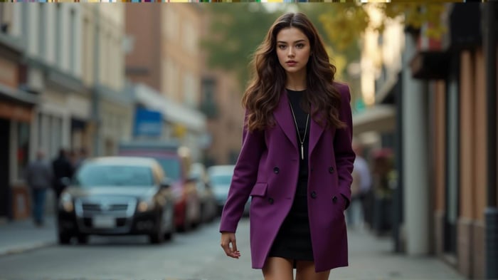 Purple colour tops for women – Santori The Label sustainable fashion