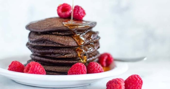 Chocolate Protein Pancakes