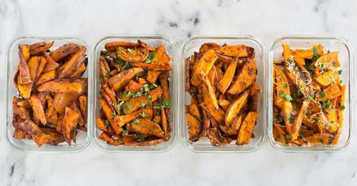 Easy Sweet Potato Fries Meal Prep
